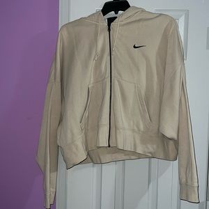 Nike cropped zip up